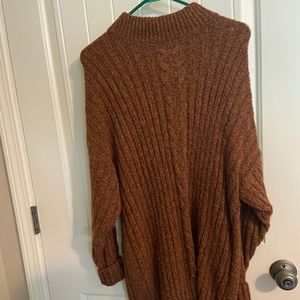 Burnt Orange tunic Sweater